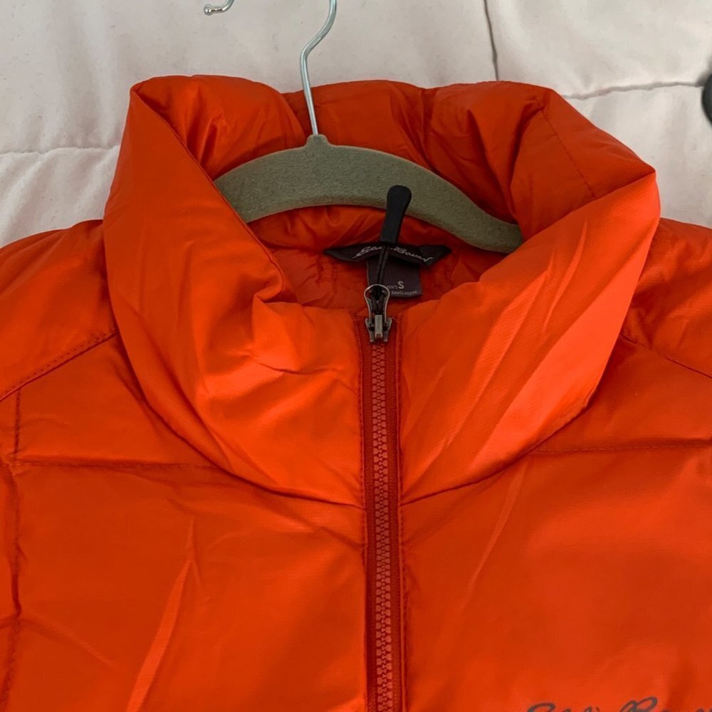 Eddie Bauer Mens EB700 Red Goose Down Puffer Vest Sz S - Picture 6 of 16